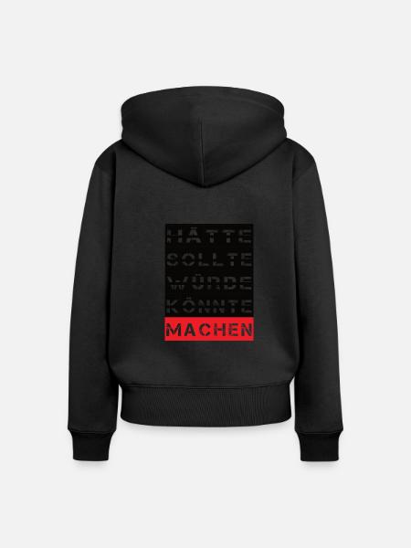 Machen - Frauen Premium Bio Zip Hoodie - 