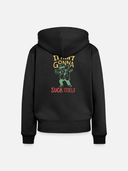 Cinco de Mayo Dabbing Mexikaner - Frauen Premium Bio Zip Hoodie - Schwarz