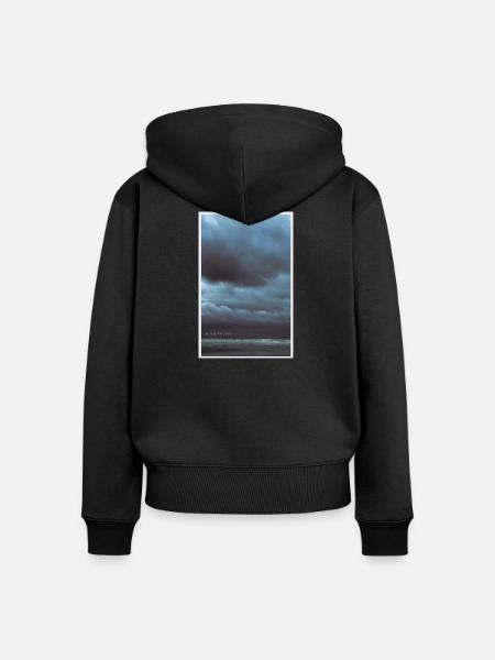 You always have a choice - Frauen Premium Bio Zip Hoodie - Schwarz