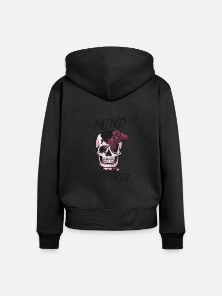 Mind Control Gaming-Design - Frauen Premium Bio Zip Hoodie -