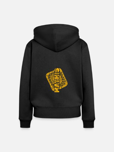 Mathis - Frauen Premium Bio Zip Hoodie - Schwarz