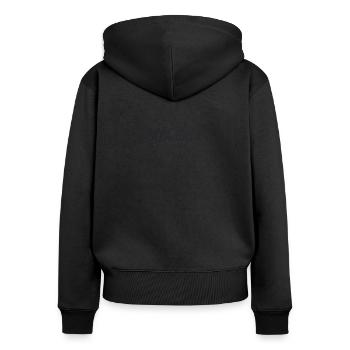 « Complaining Preparing Data » | Data Scientist - Sweat à capuche zippé Premium bio Femme - noir - Dos - Julia (174cm)