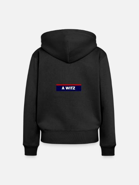 Polizei Spruch Dialekt Witz - Frauen Premium Bio Zip Hoodie - Schwarz