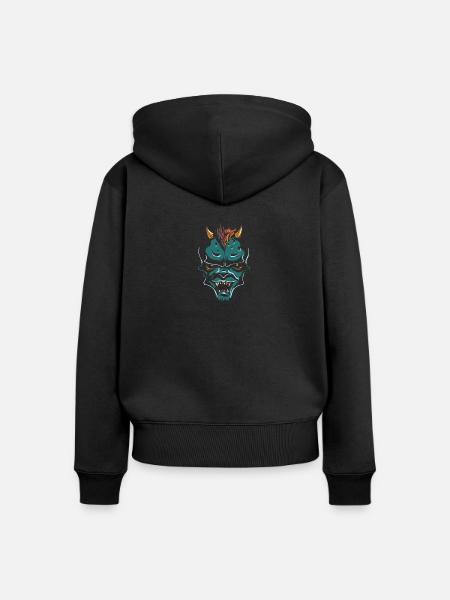 shirt,design,t-shirt - Frauen Premium Bio Zip Hoodie - Schwarz