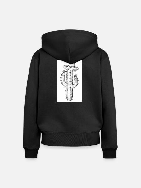 1000141499 - Frauen Premium Bio Zip Hoodie - Schwarz