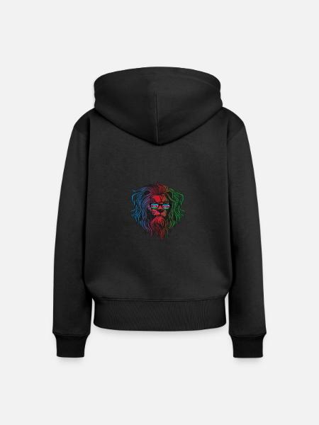Aserbaidschan - Frauen Premium Bio Zip Hoodie - Schwarz