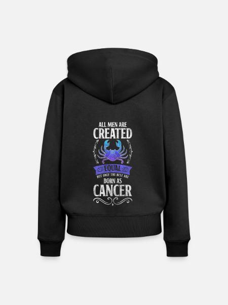 Sternzeichen Astrologie Konstellation Juli - Frauen Premium Bio Zip Hoodie - Schwarz
