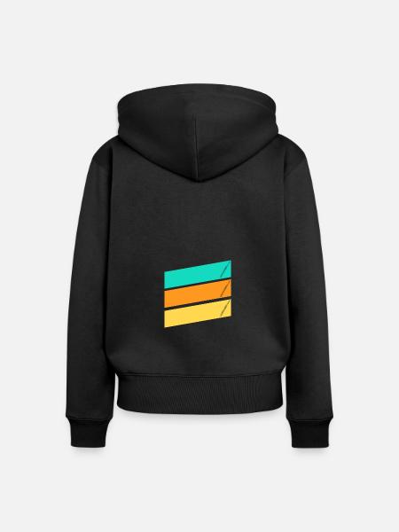 Flötist Querflöte - Frauen Premium Bio Zip Hoodie - Schwarz