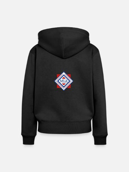 Martin Luther King Day - Frauen Premium Bio Zip Hoodie - Schwarz