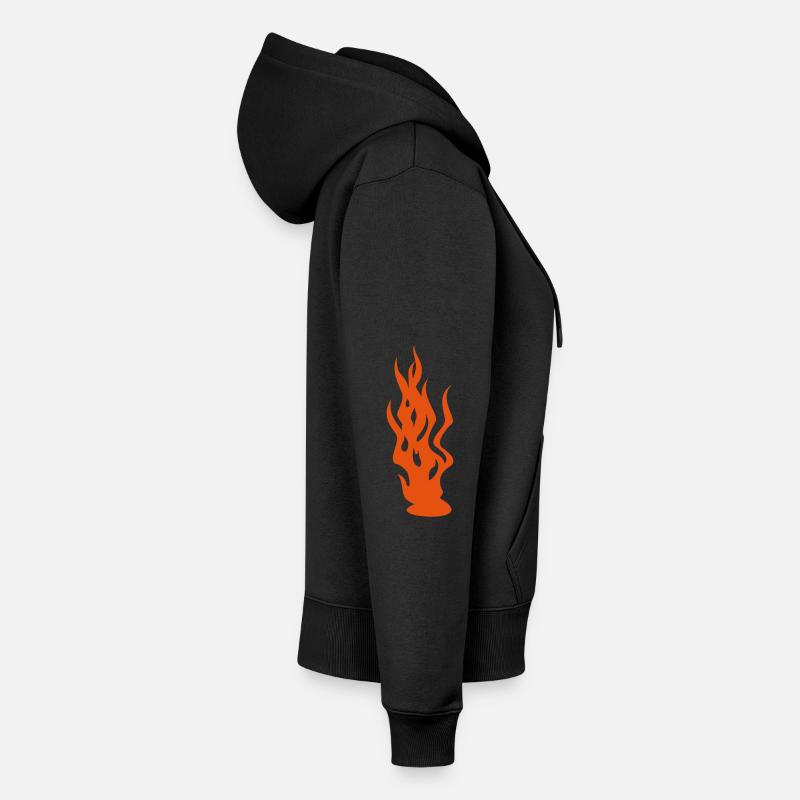polisson / little devil (a, 2c) Sweat à capuche zippé Premium bio Femme