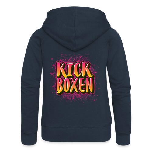 Graffiti Kickboxen - Frauen Premium Kapuzenjacke