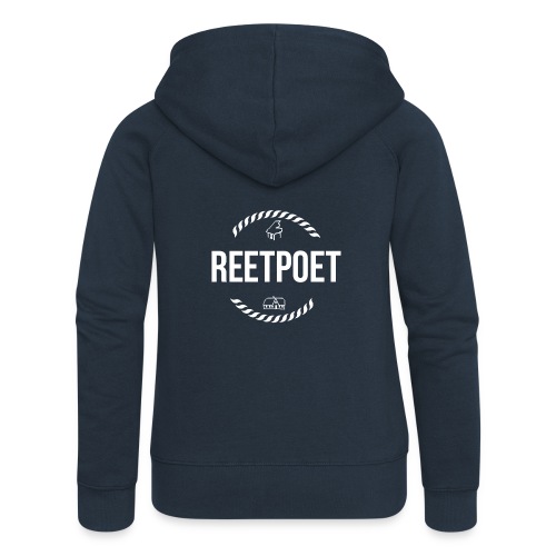 ReetPoet | Logo Weiß - Frauen Premium Kapuzenjacke