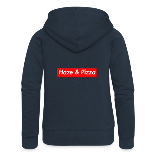 Haze & Pizza - Frauen Premium Kapuzenjacke