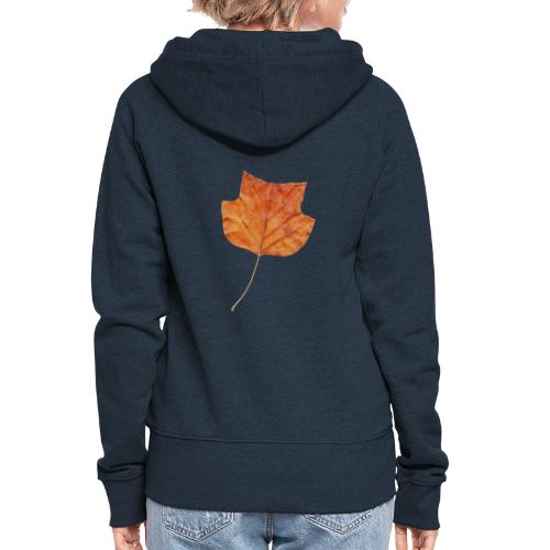 Autumn Leaf - Women's Premium Hooded Jacket
