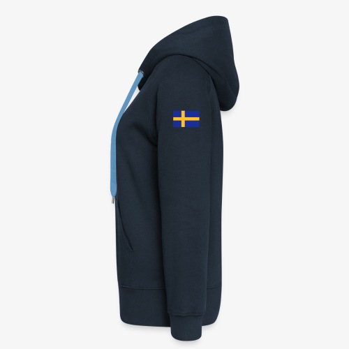 Svenska flaggan - Swedish Flag - Premium luvjacka dam