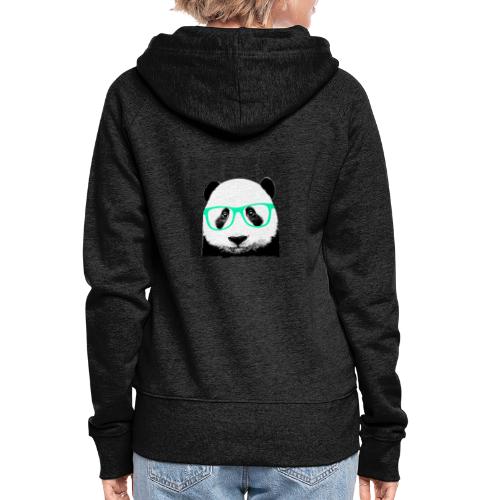 Panda met bril - Vrouwenjack met capuchon Premium