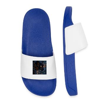 Power Animal Black Guepard - Kids’ Pool Sliders - royal blue - Front