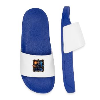 sorceress - Kids’ Pool Sliders - royal blue - Front