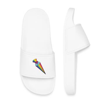 School Cone Sugar Cone - Kids’ Pool Sliders - white - Front