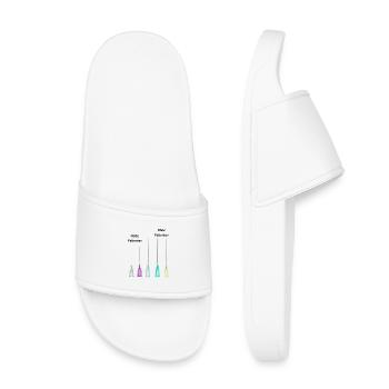 Belle canule MFA soignant patient en colère - Claquettes enfant - blanc - Devant