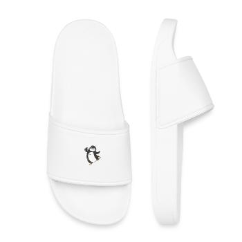 manchot - Claquettes enfant - blanc - Devant