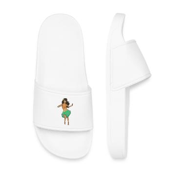 Danseur de Hula - Claquettes enfant - blanc - Devant