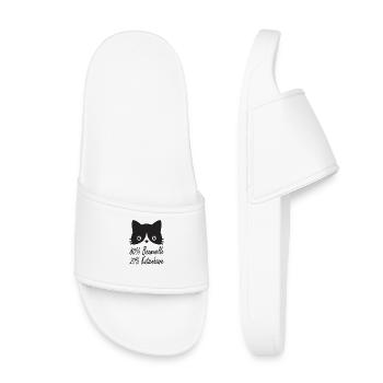 Cat Cat Lover Kitten Funny Cats - Kids’ Pool Sliders - white - Front