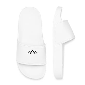 Mountain Mountains Hiking - Kids’ Pool Sliders - white - Front