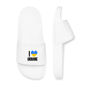Ukraine - Kinder Badelatschen - Weiß - Vorne
