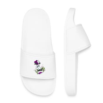 Asexual Potion Ace Pride - Kids’ Pool Sliders - white - Front