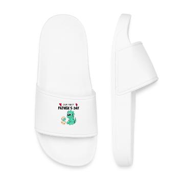 Father's Day - First Father's Day Gift - Kids’ Pool Sliders - white - Front