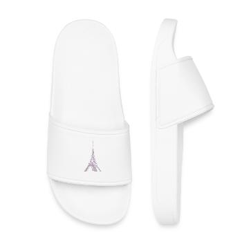 Paris Eiffel Tower - Kids’ Pool Sliders - white - Front