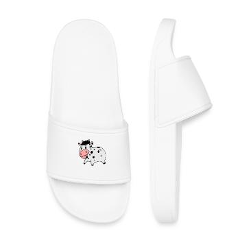 Cow Ass - Cow Butt - Kids’ Pool Sliders - white - Front