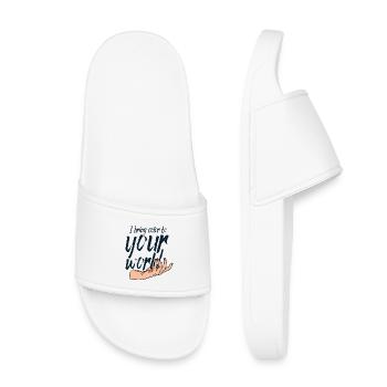 J’apporte de la couleur à votre monde Nail Tech - Claquettes enfant - blanc - Devant
