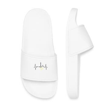 Dortmund Skyline Heartbeat Stadium Fan Dortmunder - Kids’ Pool Sliders - white - Front
