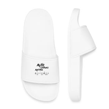 Music Literacy Matters - Kids’ Pool Sliders - white - Front