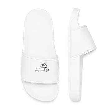 Music Literacy Matters - Kids’ Pool Sliders - white - Front