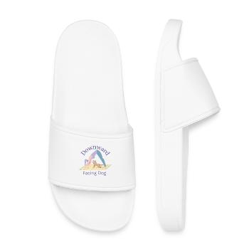 Downward Facing Dog - Yoga Tee - Kinder Badelatschen - Weiß - Vorne