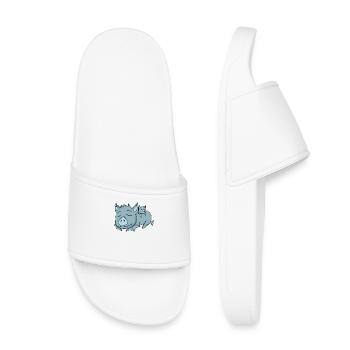 Bat with Baby Bat - Family - Kids’ Pool Sliders - white - Front