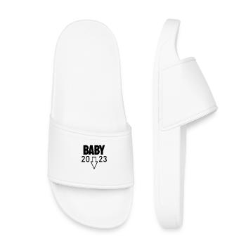 Baby 2023 - Birth Pregnant 2023 Pregnancy - Kids’ Pool Sliders - white - Front