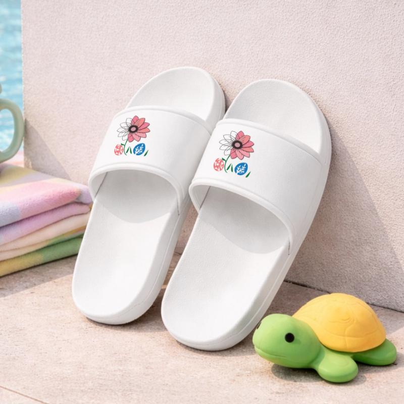 Flower with Easter eggs, Happy Easter Kids’ Pool Sliders
