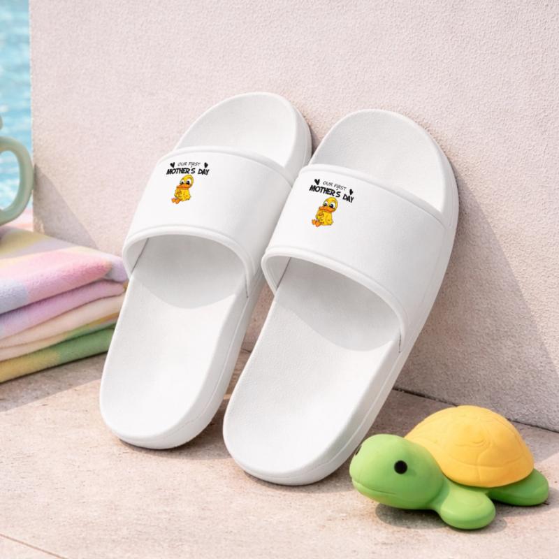 Muttertag - erster Muttertag Geschenk Kinder Badelatschen