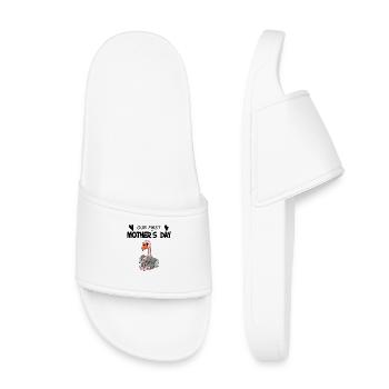 Mother's Day - First Mother's Day Gift - Kids’ Pool Sliders - white - Front