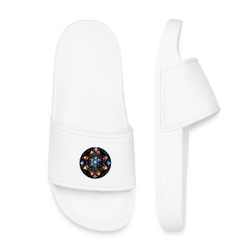Luminous Mandala MeshGeometry - Kids’ Pool Sliders - white - Front