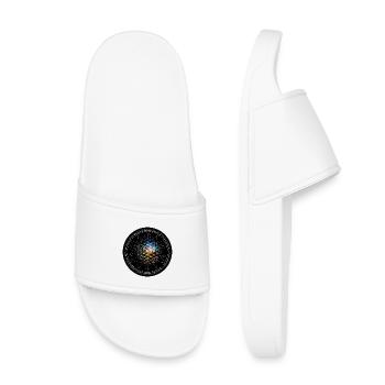 Fleur de Vie Arc-en-ciel - Claquettes enfant - blanc - Devant