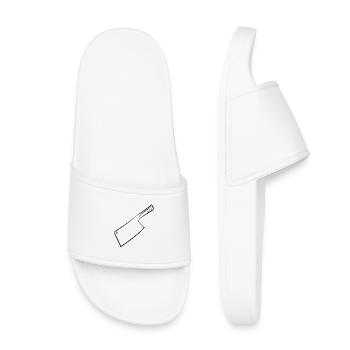 Cleaver Drawing - Kids’ Pool Sliders - white - Front