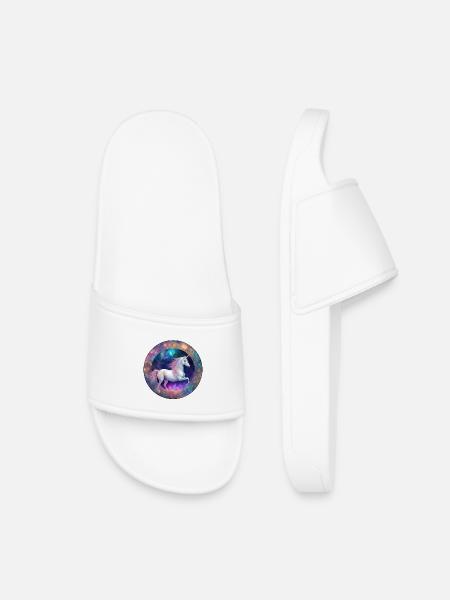 Cercle de licorne galactique - Claquettes enfant - blanc