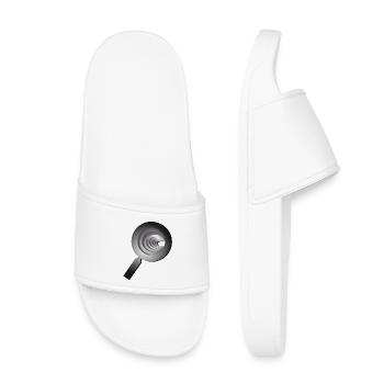 3D magnifying glass - Lupe - Kinder Badelatschen - Weiß - Vorne