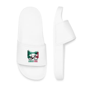 Garda Ride Scenic Cycling Design - Kids’ Pool Sliders - white - Front