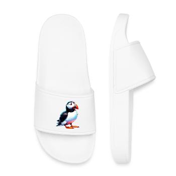Macareux - Claquettes enfant - blanc - Devant